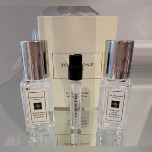 Jo Malone Fragrance Trio Wood Sage & Sea Salt, English Pear & Freesia NWT
